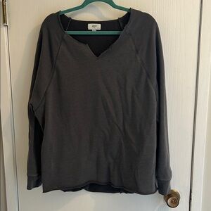 Aerie Charcoal and Mint Sweatshirt